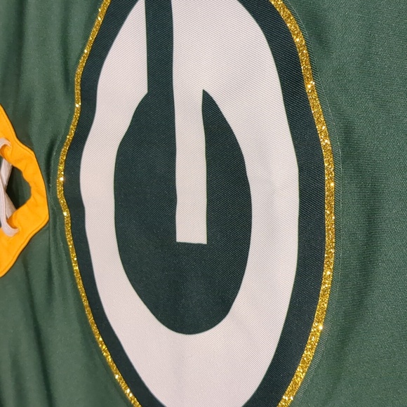 Ladies Green Bay Packers tee curved / fitted - Picture 3 of 4